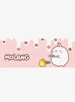 Molang Milk & Cookies Mug and 3D Keychain Bundle