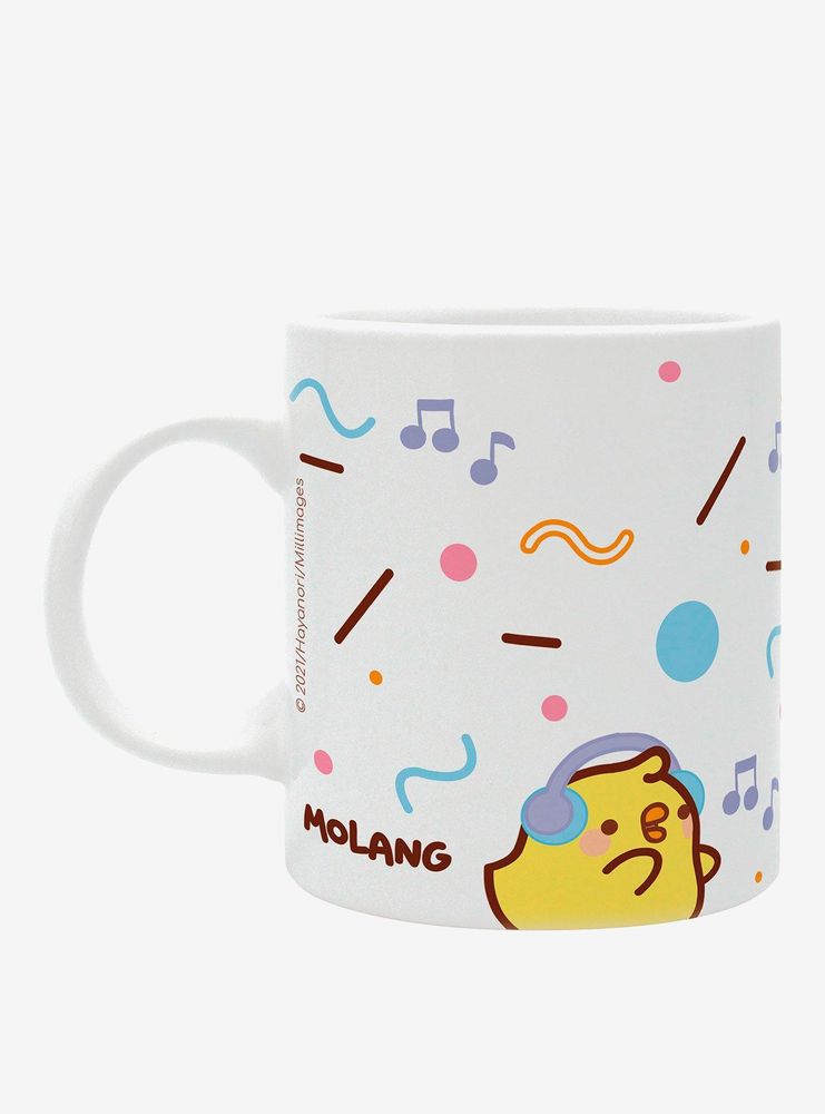 Molang Music and Milk & Cookies Mug Set