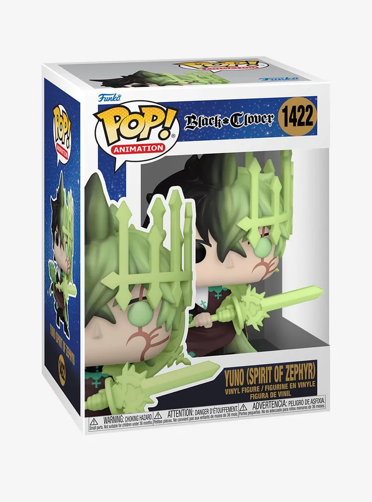 Funko Black Clover Pop! Animation Yuno (Spirit Of Zephyr) Vinyl Figure