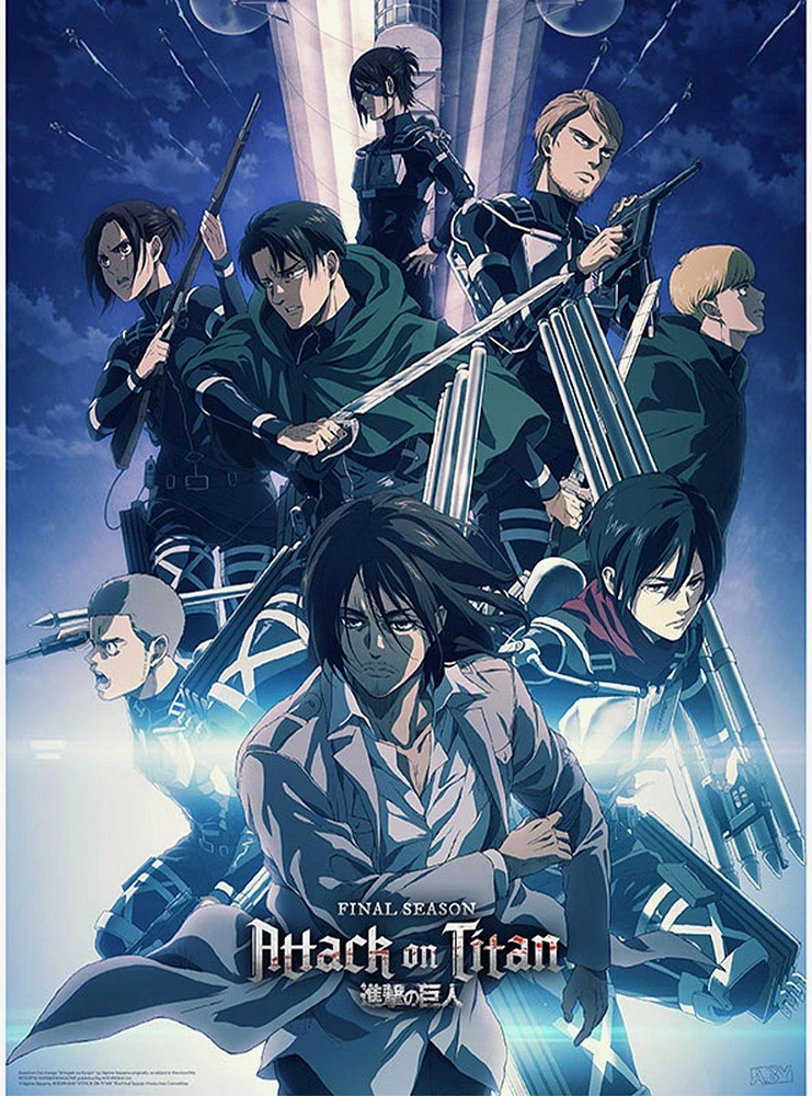 Attack On Titan Featured Characters Boxed Poster Set