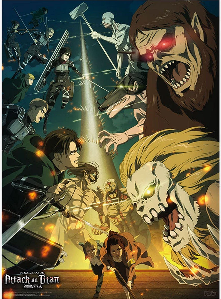 Attack On Titan Featured Characters Boxed Poster Set