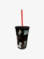 Junji Ito Tomie Tumbler with Straw, Acrylic Figure & Keychain Set