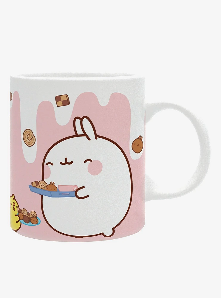 Molang Mug and 3D Keychain Set