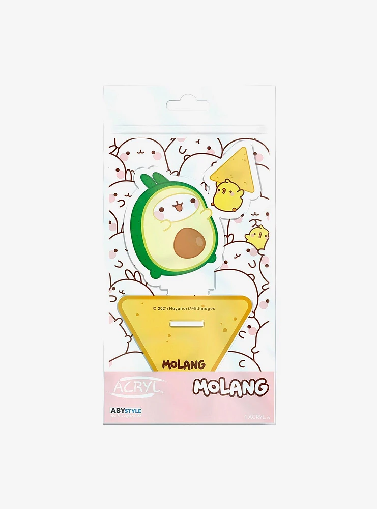 Molang Watermelon and Avocado Acryl Figure Set