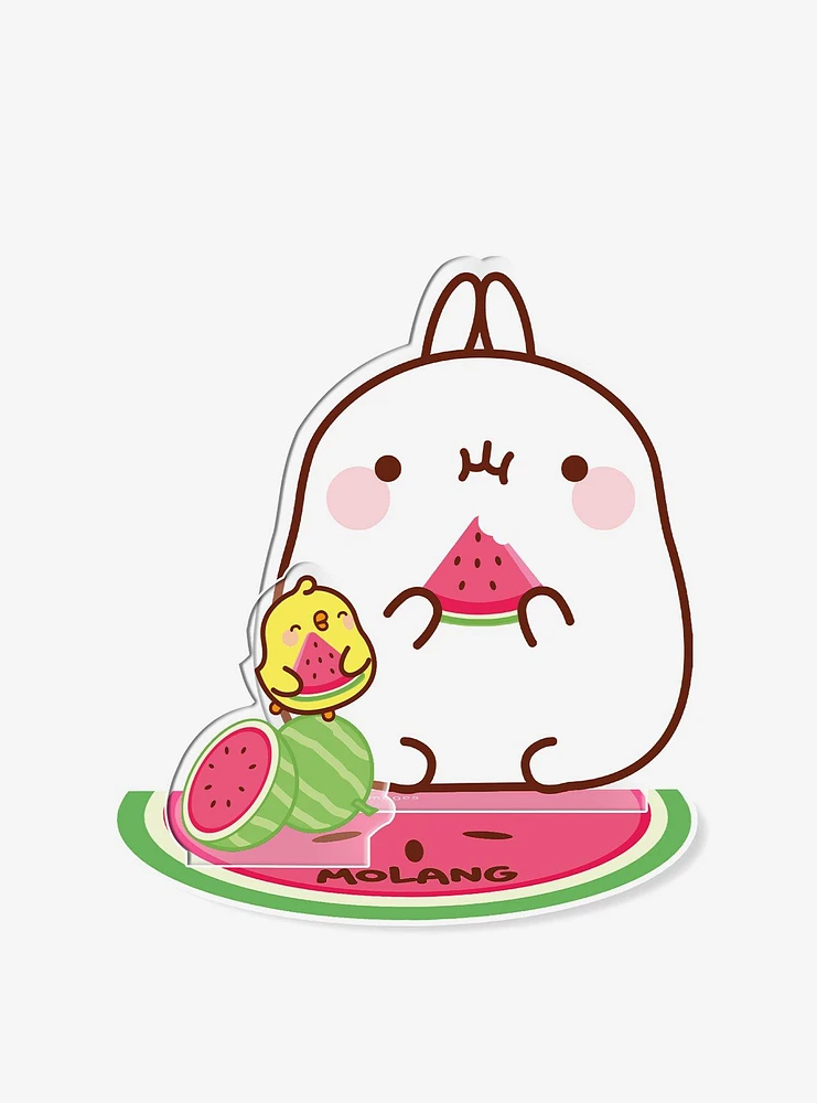 Molang Watermelon and Avocado Acryl Figure Set