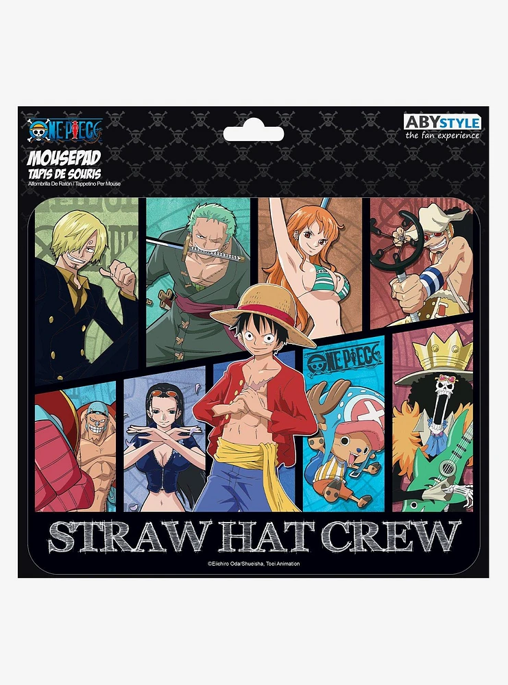 One Piece Straw Hat Crew Mousepad