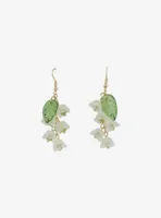 Thorn & Fable® Floral Leaf Drop Earrings