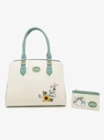 Studio Ghibli My Neighbor Totoro Sage Green Floral Satchel Bag