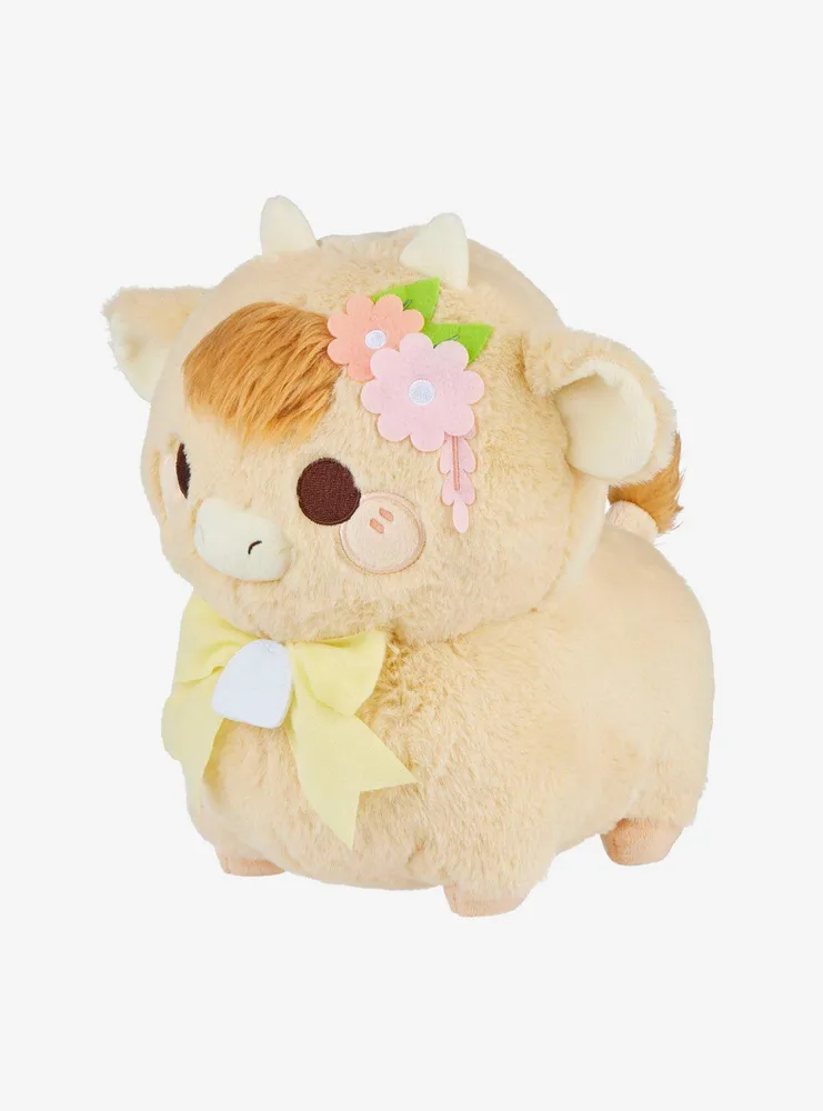 Floral Fluffy Cow 10 Inch Plush - BoxLunch Exclusive