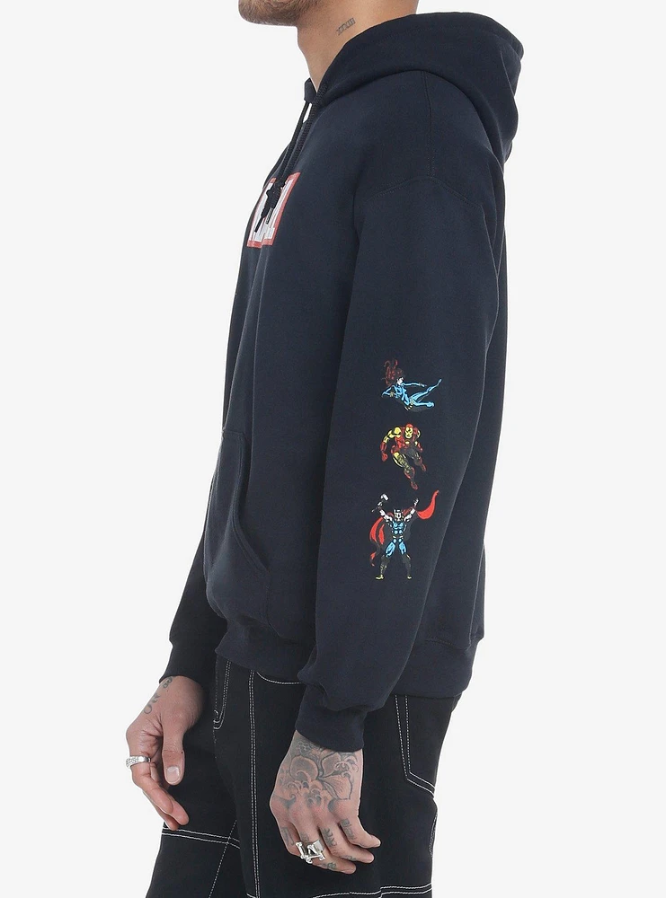 Marvel Logo & Characters Hoodie