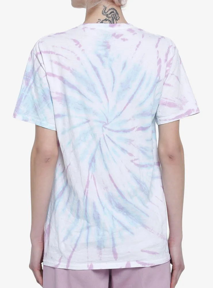 Hello Kitty And Friends Pastel Tie-Dye Boyfriend Fit Girls T-Shirt