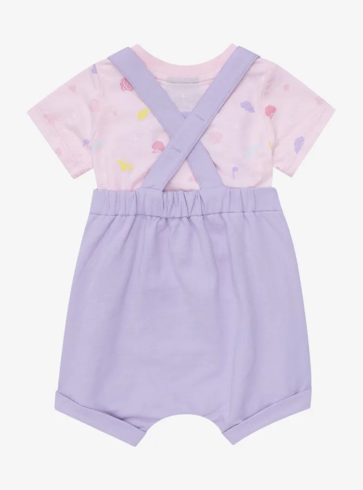Our Universe Disney Princess Heart Infant Overall Set - BoxLunch Exclusive