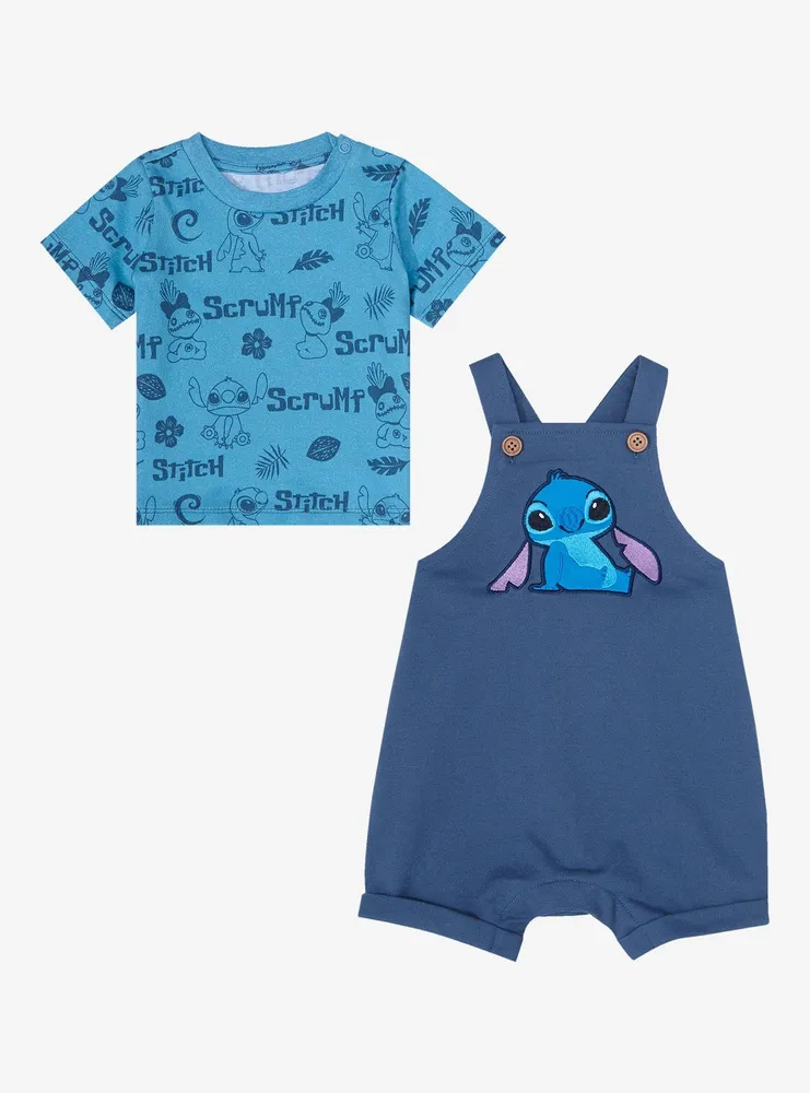 Disney Lilo & Stitch Scrump and Infant Overall Set - BoxLunch Exclusive