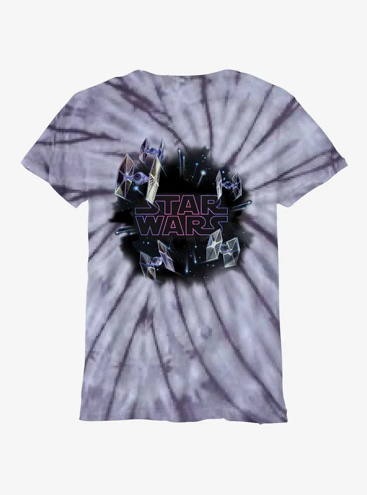 Star Wars Darth Vader Tie-Dye Boyfriend Fit Girls T-Shirt