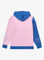 Disney Sleeping Beauty Fairies Color Block Zippered Hoodie - BoxLunch Exclusive