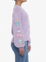 Care Bears Cousins Lavender Skimmer Girls Cardigan