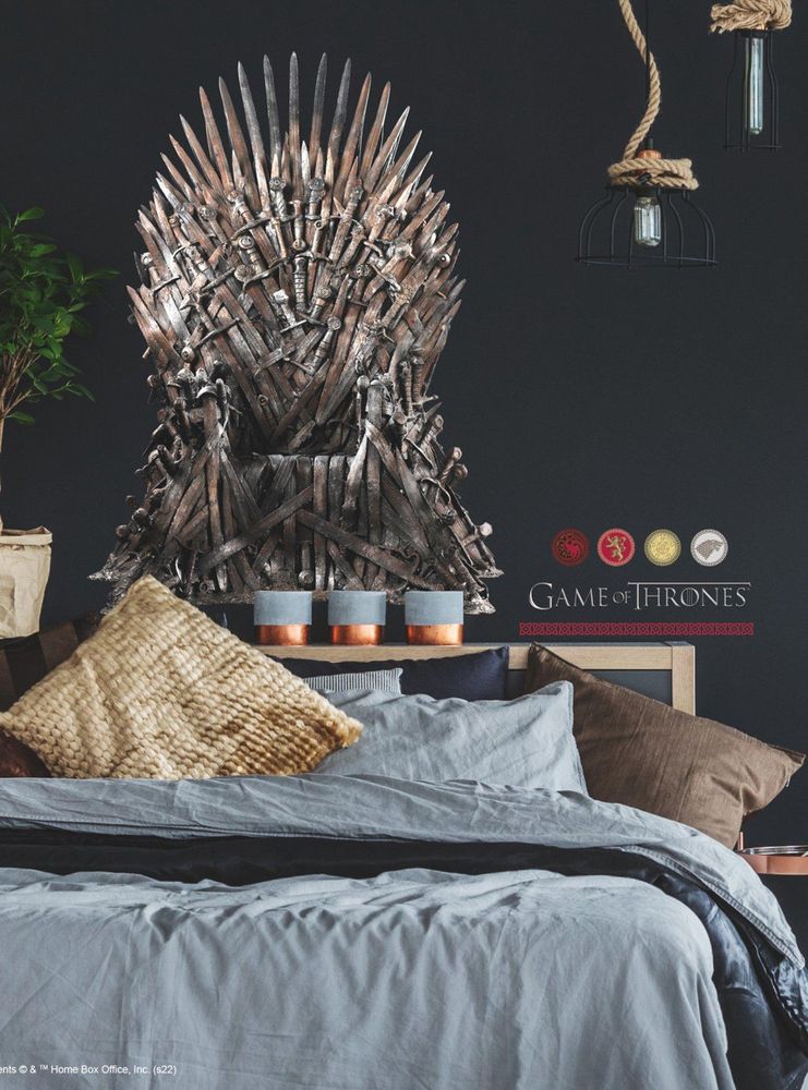 Game Of Thrones The Iron Throne Xl Giant Peel & Stick Wall Decals