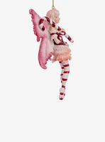 Kurt Adler Amy Brown Red Fairy with Candy Cane Ornament