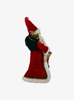 Kurt Adler Kringle Klaus Fancy Santa with Stocking Figure