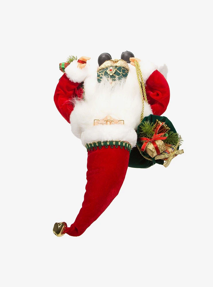 Kurt Adler Kringle Klaus Fancy Santa with Stocking Figure