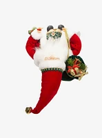 Kurt Adler Kringle Klaus Fancy Santa with Stocking Figure