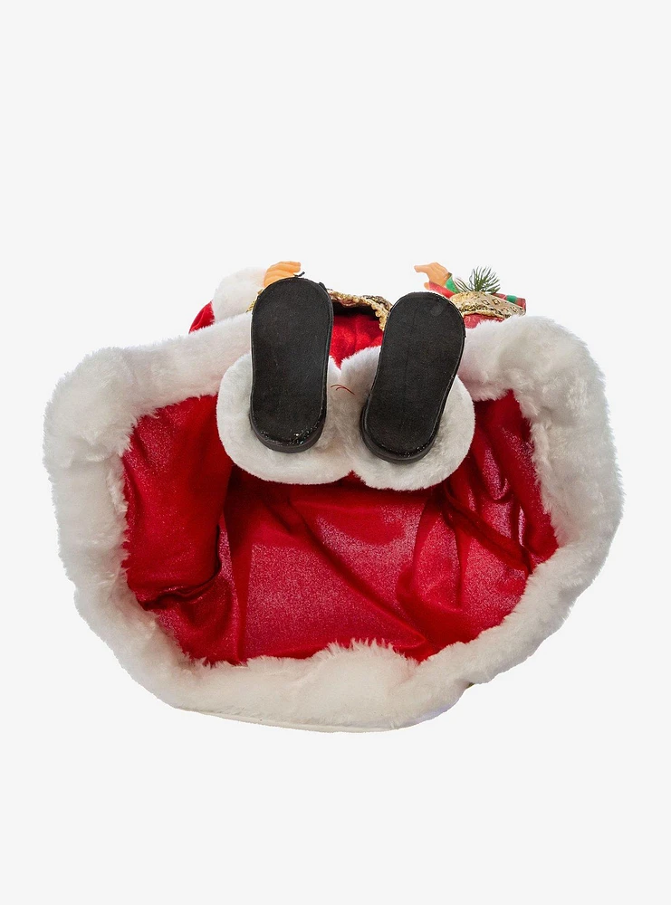 Kurt Adler Kringle Klaus Fancy Santa with Stocking Figure