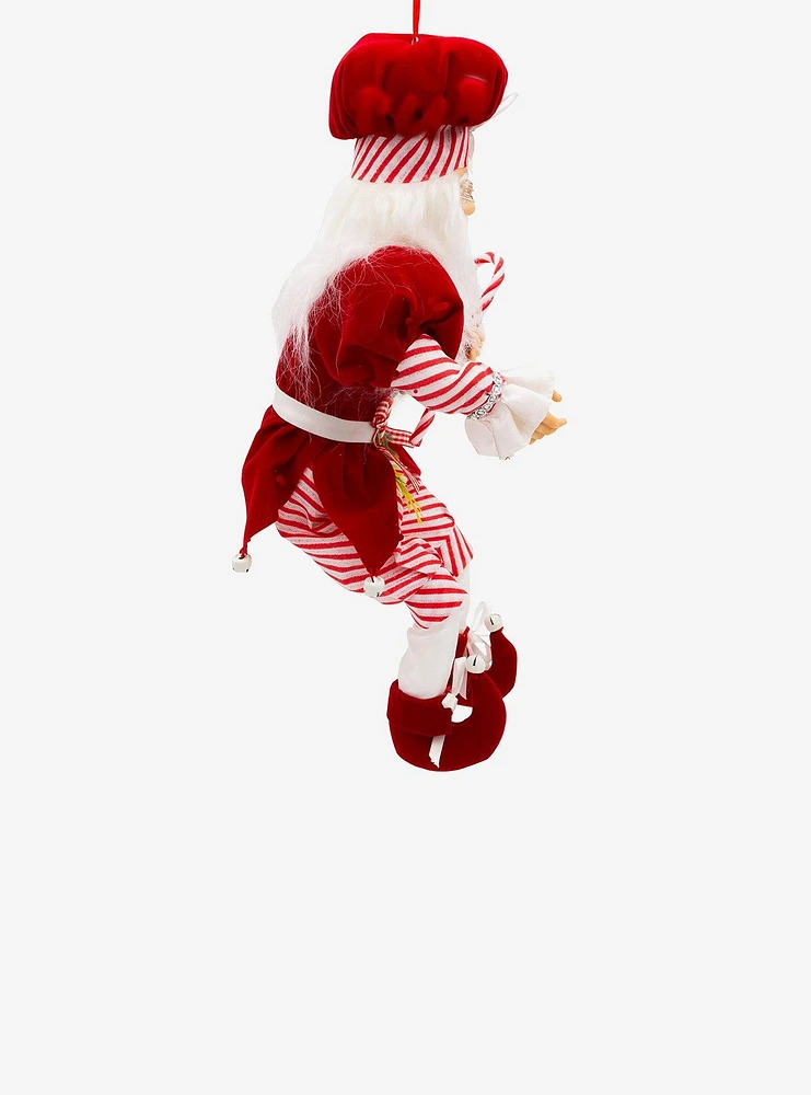 Kurt Adler Kringle Klaus Peppermint Chef Santa Figure