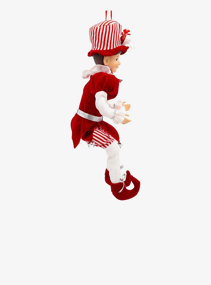 Kurt Adler Kringle Klaus Peppermint Elf Ornament