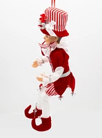 Kurt Adler Kringle Klaus Peppermint Elf Ornament