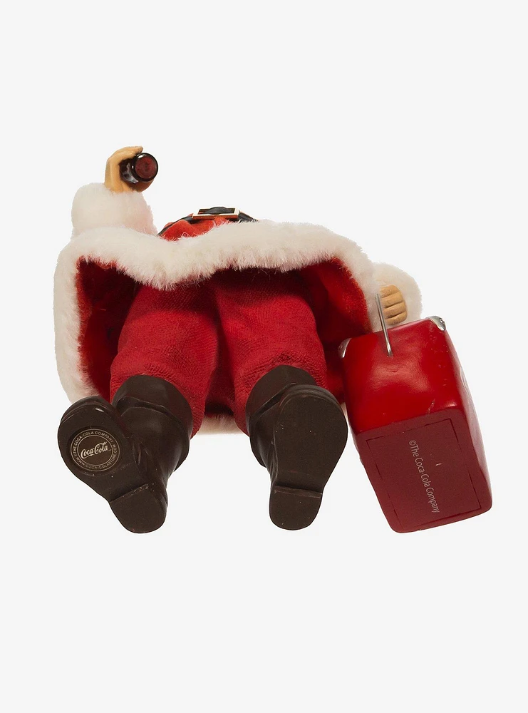 Kurt Adler Coke Santa with Cooler Figure