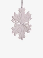 Kurt Adler Elegant Snowflake with Swarovski Elements Ornament