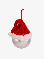 Kurt Adler Glass Painted Santa Face Ball Ornament