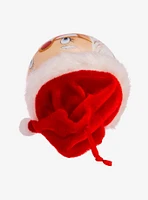 Kurt Adler Glass Painted Santa Face Ball Ornament