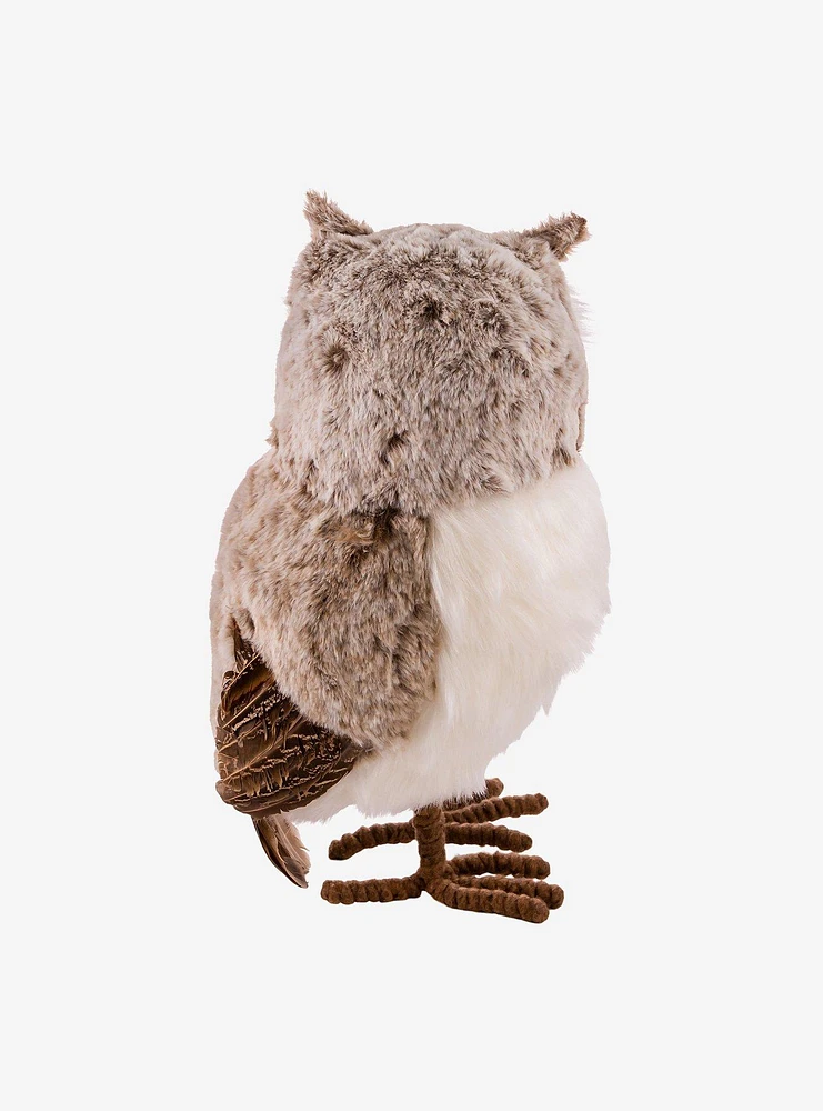 Kurt Adler Gray and Brown Owl Ornament