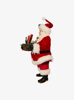 Kurt Adler Hershey Santa with Basket Figure