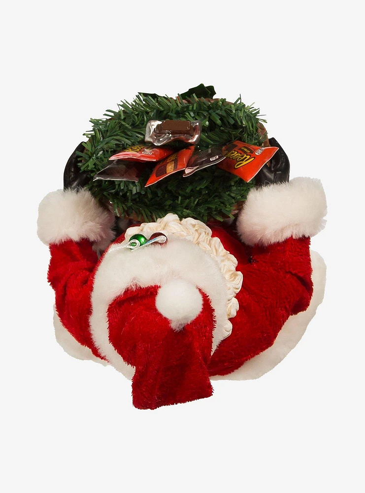 Kurt Adler Hershey Santa with Basket Figure