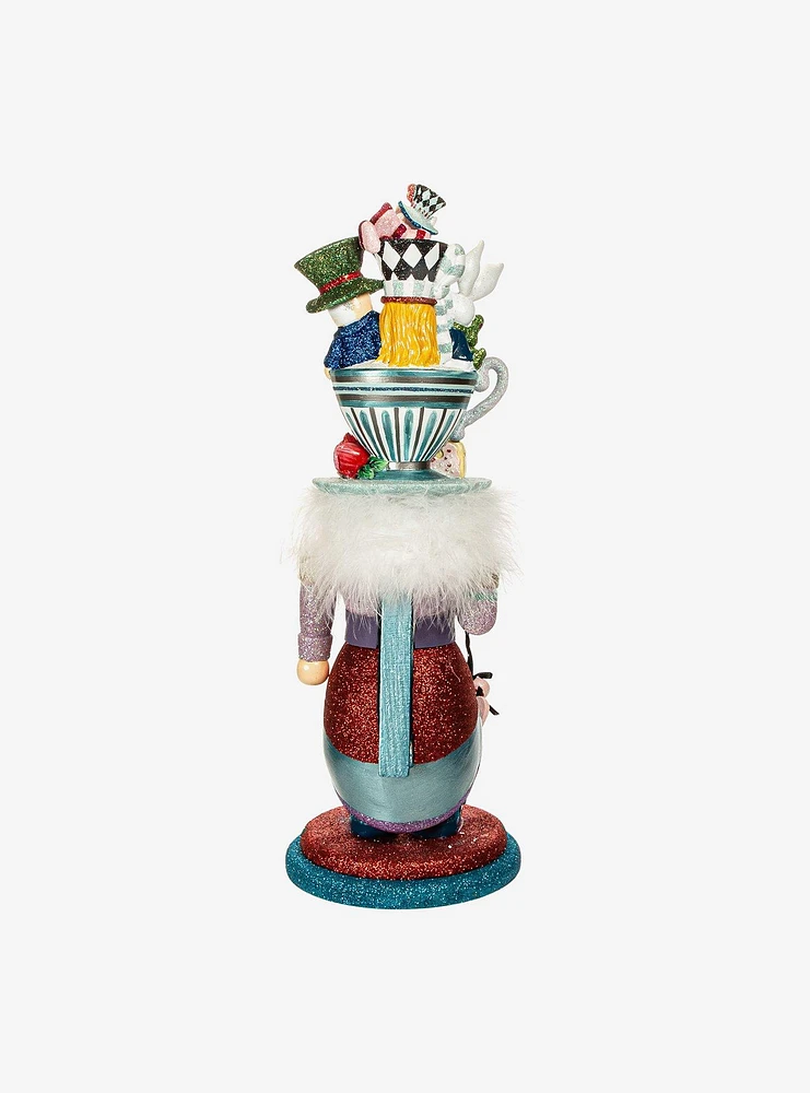 Kurt Adler Hollywood Alice Teacup Hat Nutcracker