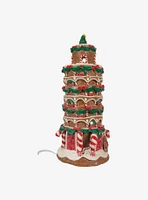 Kurt Adler Leaning Tower of Pisa Gingerbread House Figure