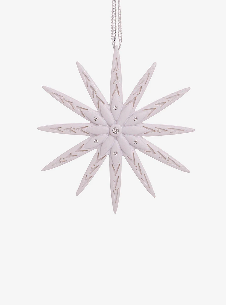 Kurt Adler Modern Snowflake with Swarovski Elements Ornament