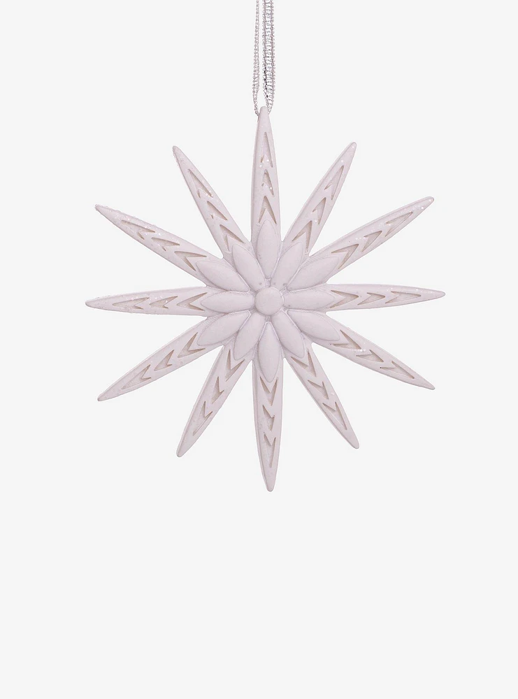 Kurt Adler Modern Snowflake with Swarovski Elements Ornament