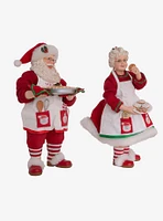 Kurt Adler Fabriche Mr. and Mrs. Santa Figure