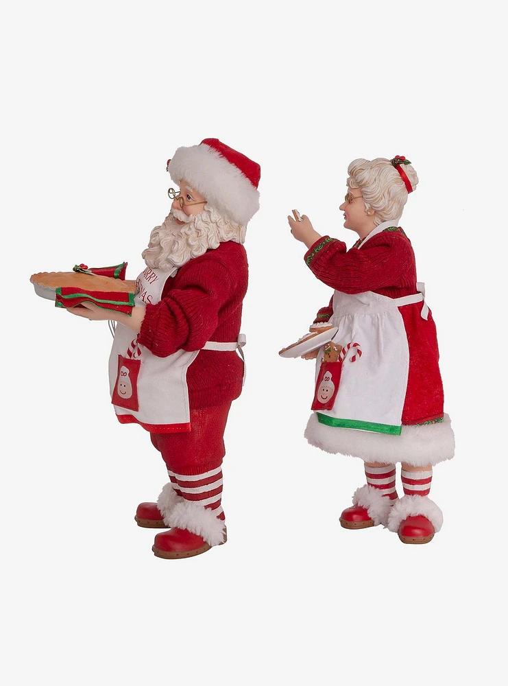 Kurt Adler Fabriche Mr. and Mrs. Santa Figure