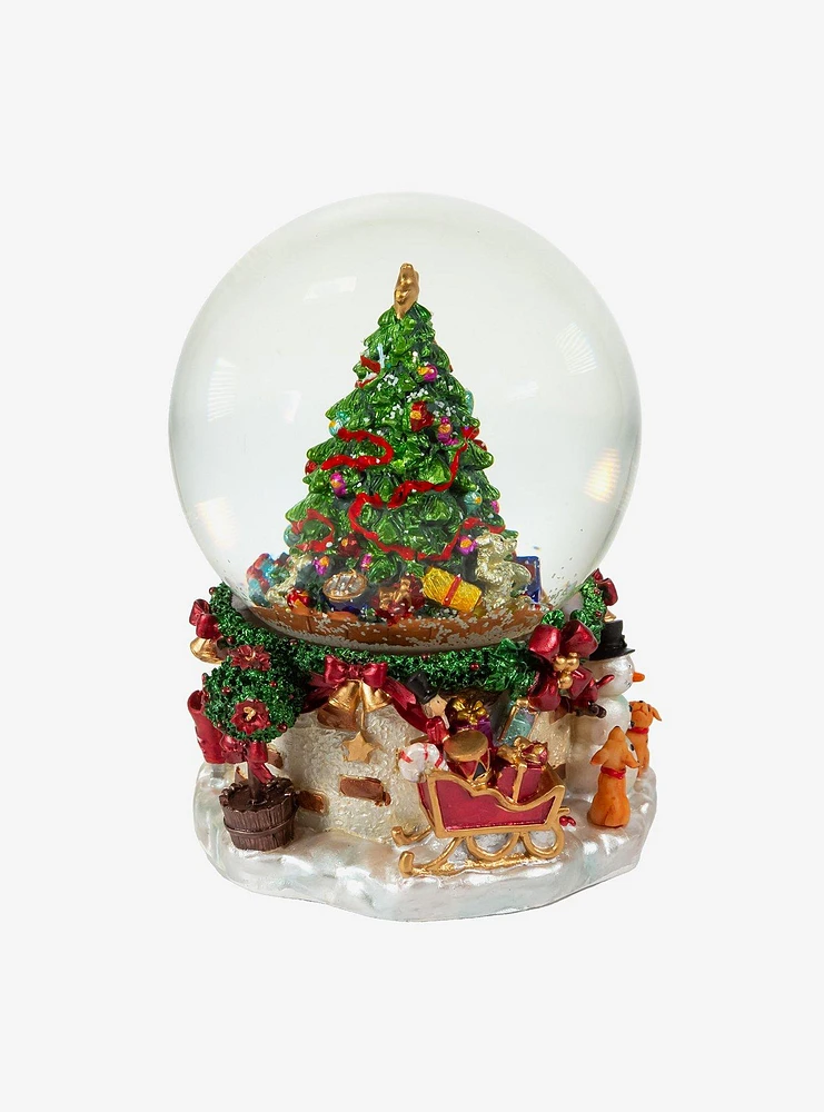 Kurt Adler Musical Christmas Tree Snow Globe