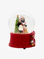 Kurt Adler Musical Santa Snow Globe