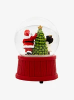 Kurt Adler Musical Santa Snow Globe