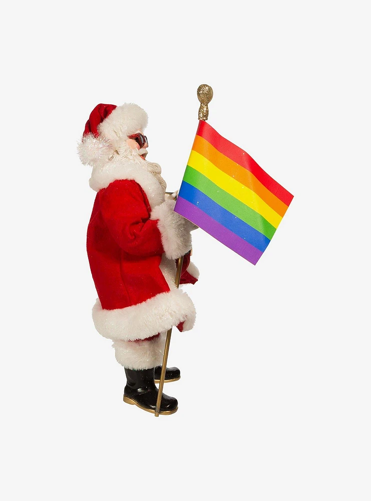 Kurt Adler Fabriche Pride Santa Figure