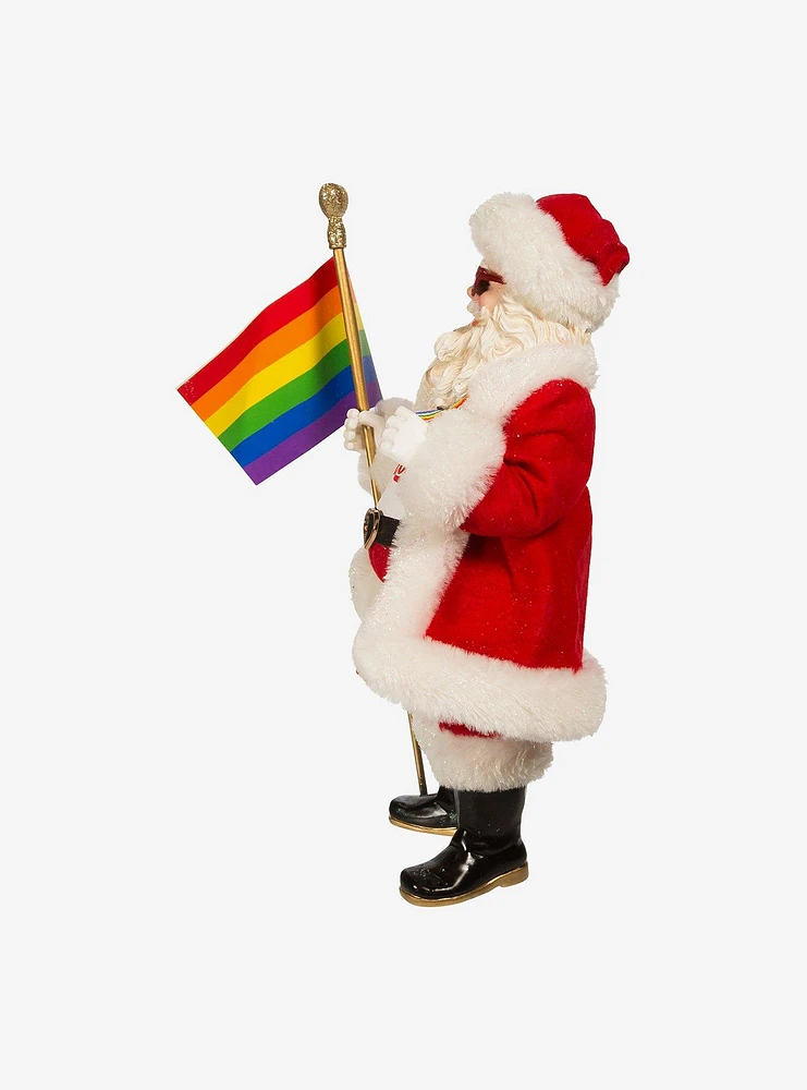 Kurt Adler Fabriche Pride Santa Figure