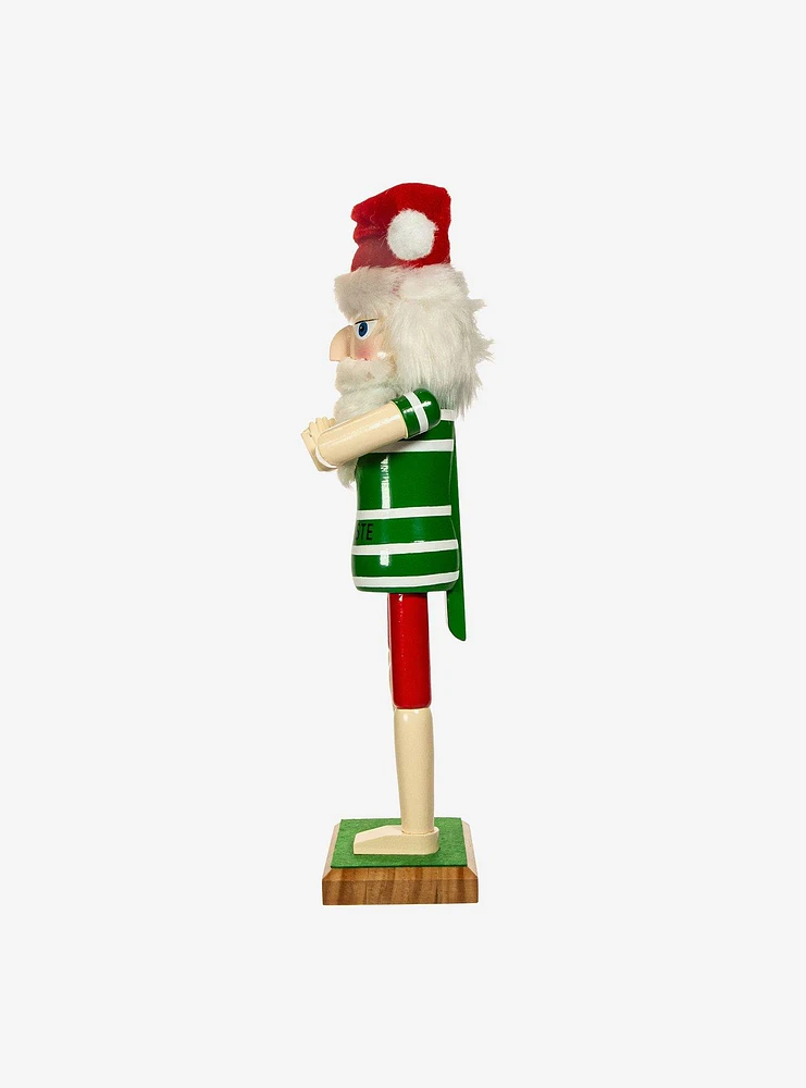 Kurt Adler Wooden Yoga Santa Nutcracker