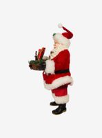 Kurt Adler Hershey Santa with Basket Figure