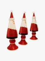 Wooden Santa Tree Table Pieces Decor